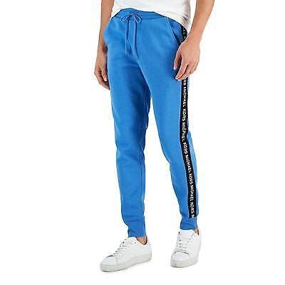 Michael Kors Men's Slim Fit Logo Tape Jogger Sweatpants Tide 